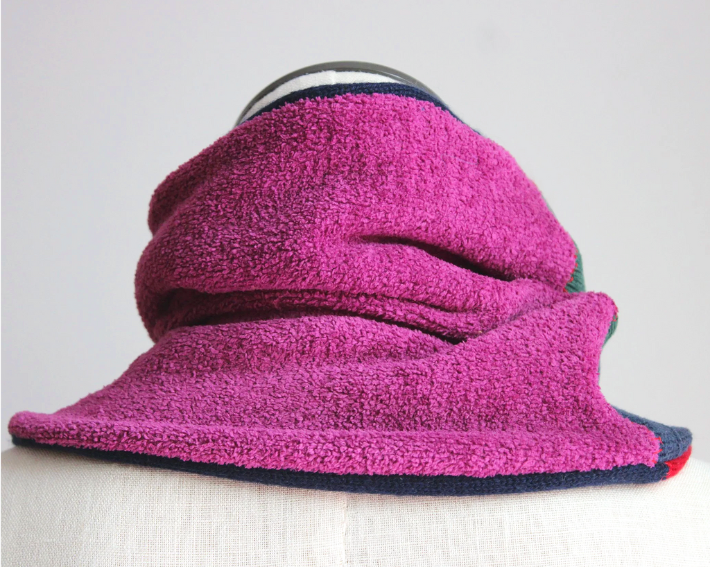 Purple Rainbow Cashmere Lined Neck-Warmer