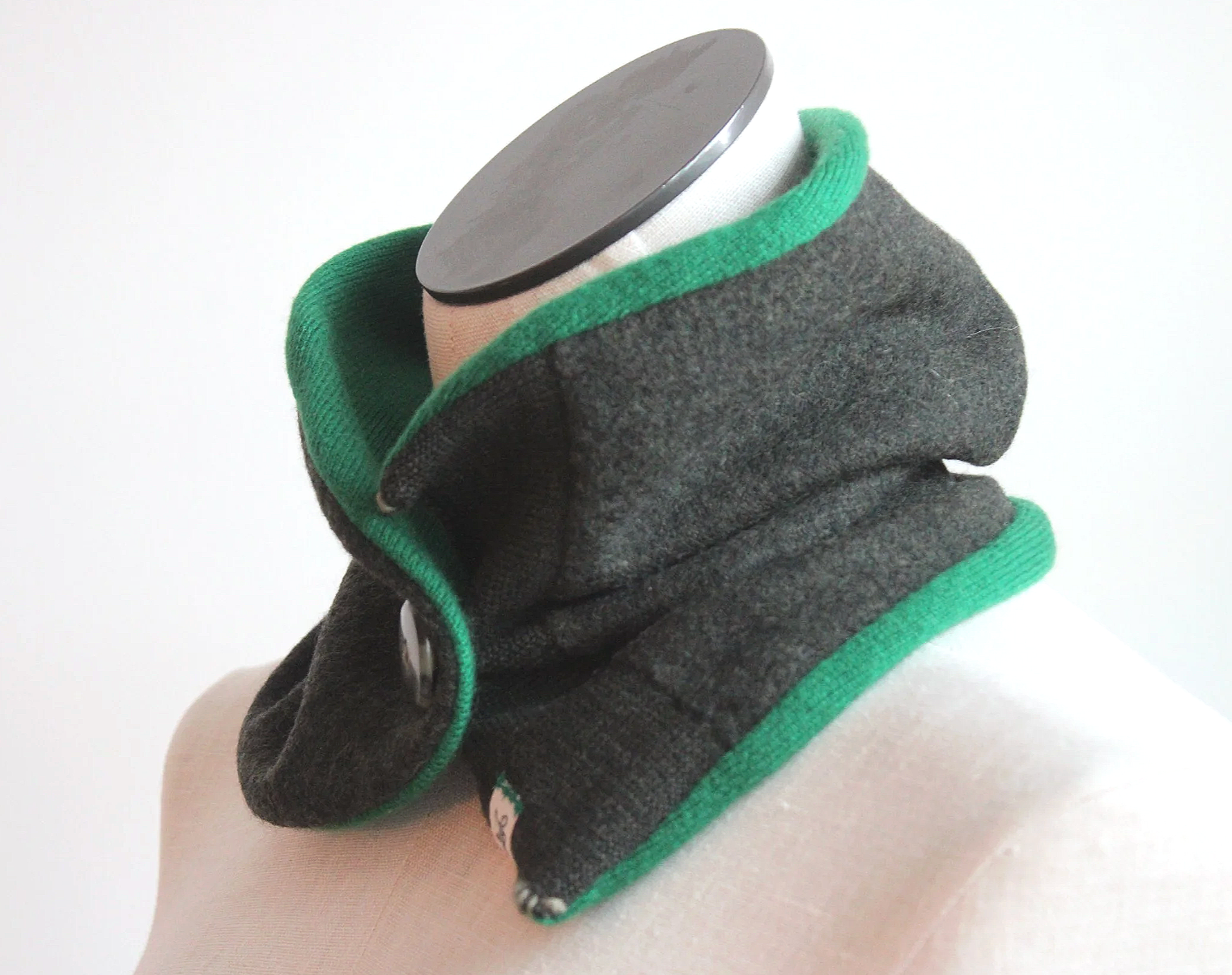 Green's Green Cashmere Lined Neck-Warmer
