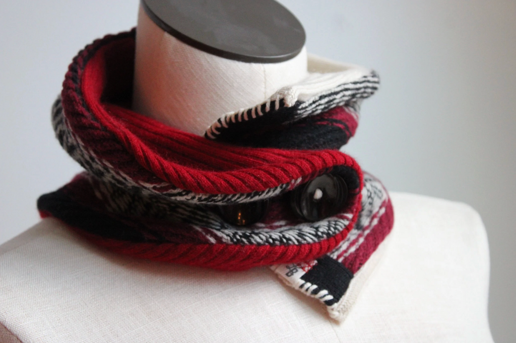 Cabin Dreams Cashmere Lined Neck-Warmer