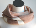 Honey Melon Cashmere Lined Infinity Scarf
