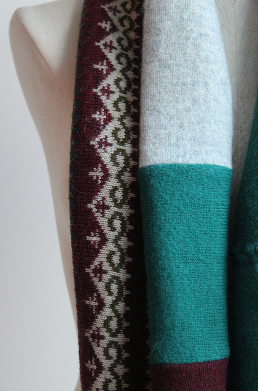 Ski Chalet Cashmere Lined Infinity Scarf
