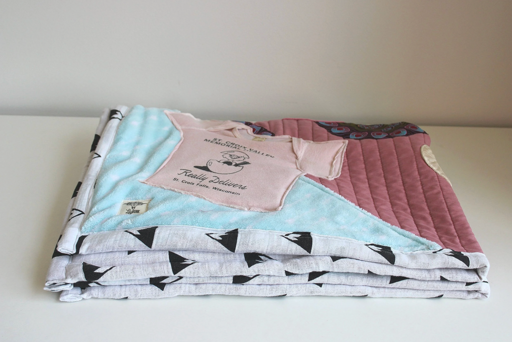 Custom-Made Heirloom LB Baby Stroller Throw