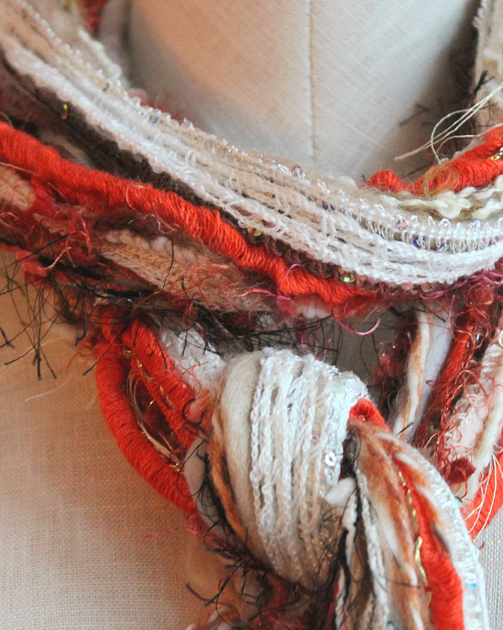 Oranges Yarn Scarf