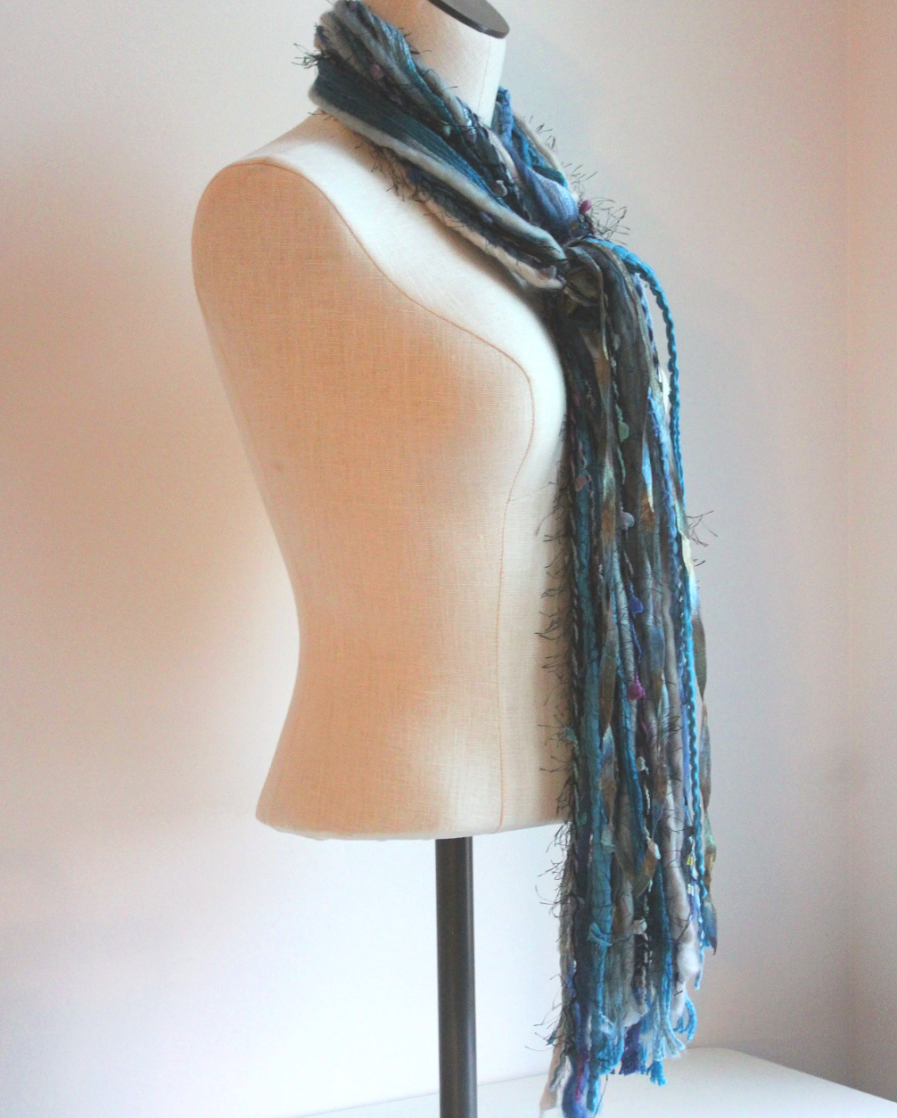 Blues Yarn Scarf
