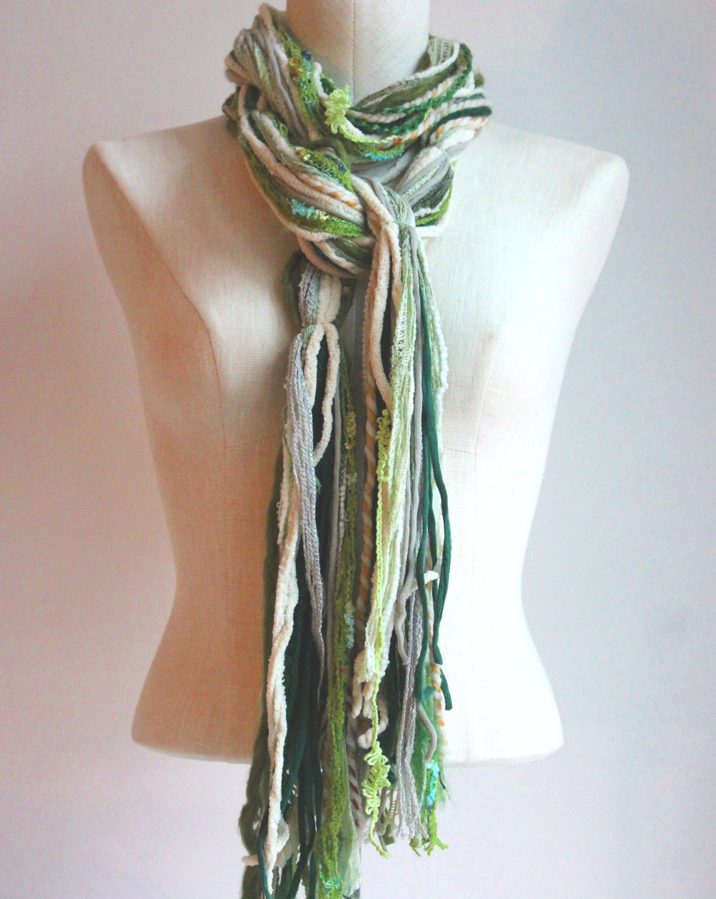 Greens Yarn Scarf