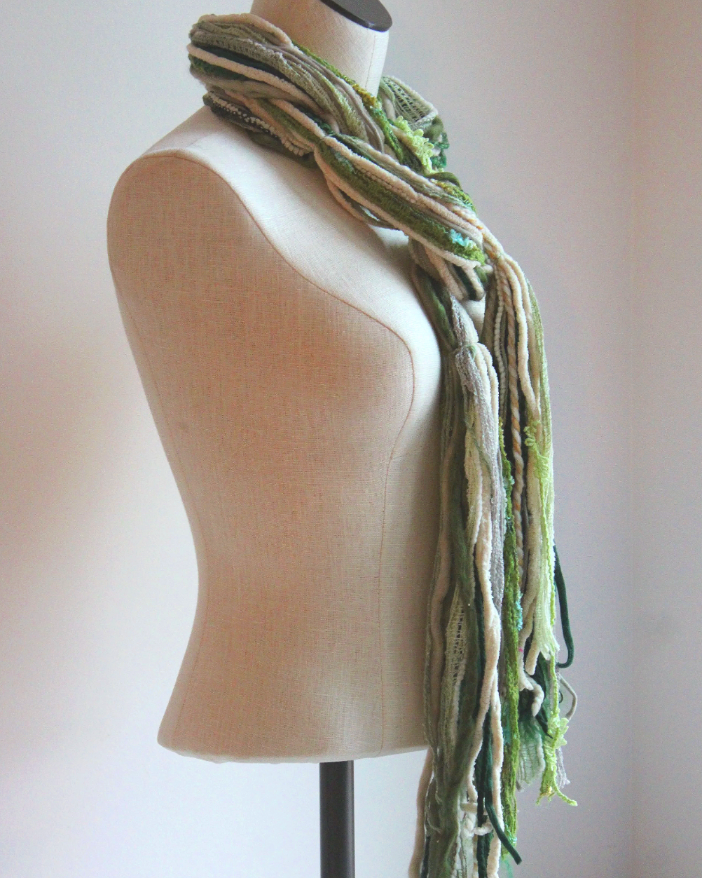 Greens Yarn Scarf