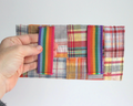 Orange Plaid & Rainbow Hand-Catch Wallet