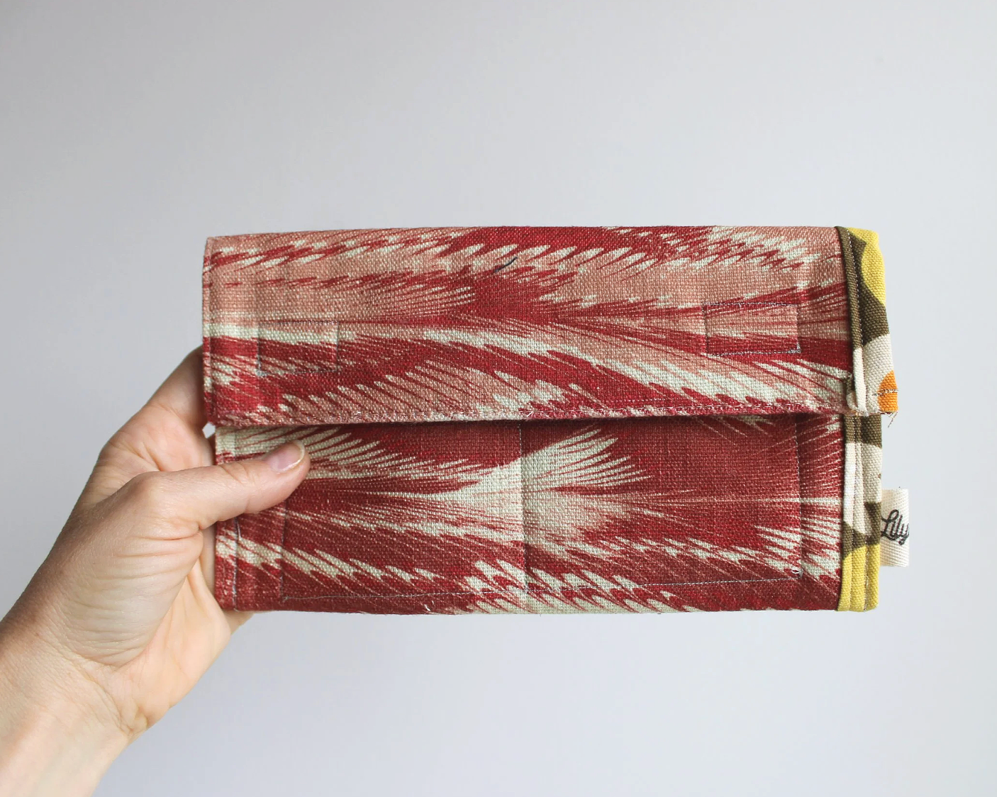 Marbled Rust Hand-Catch Wallet