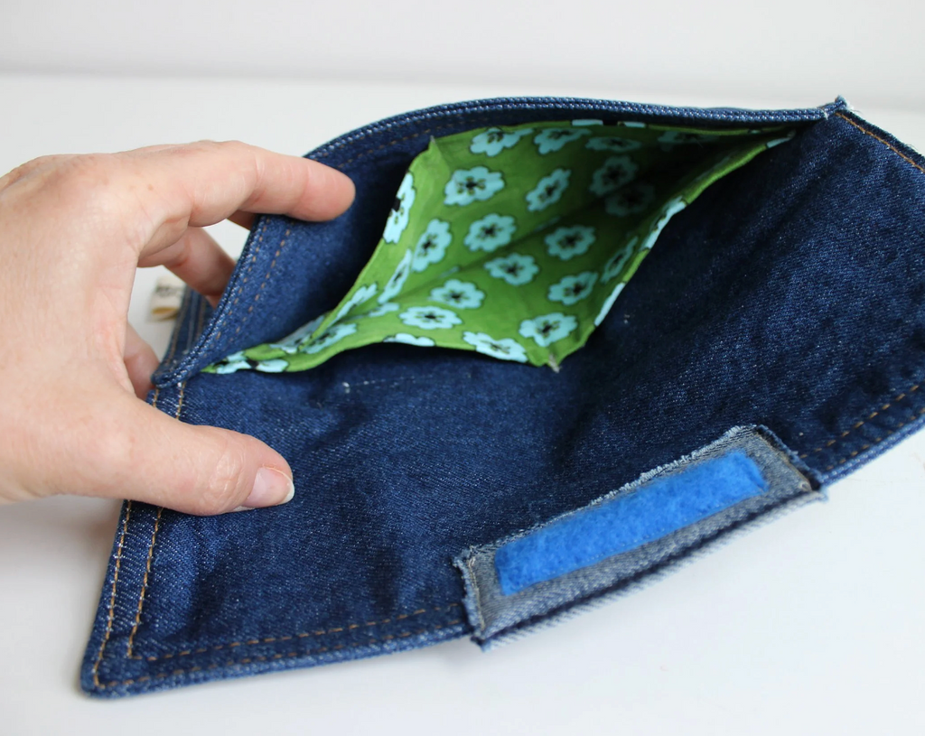 Deep Denim Hand-Catch Wallet