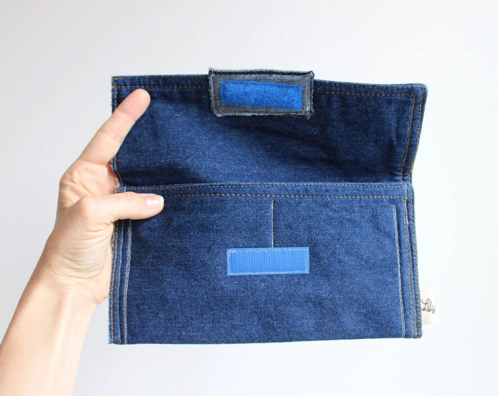 Deep Denim Hand-Catch Wallet