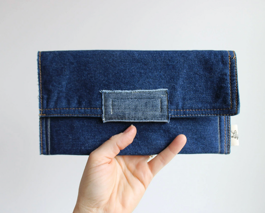 Deep Denim Hand-Catch Wallet