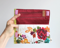 Autumn Floral & Pink Velcro Hand-Catch Wallet