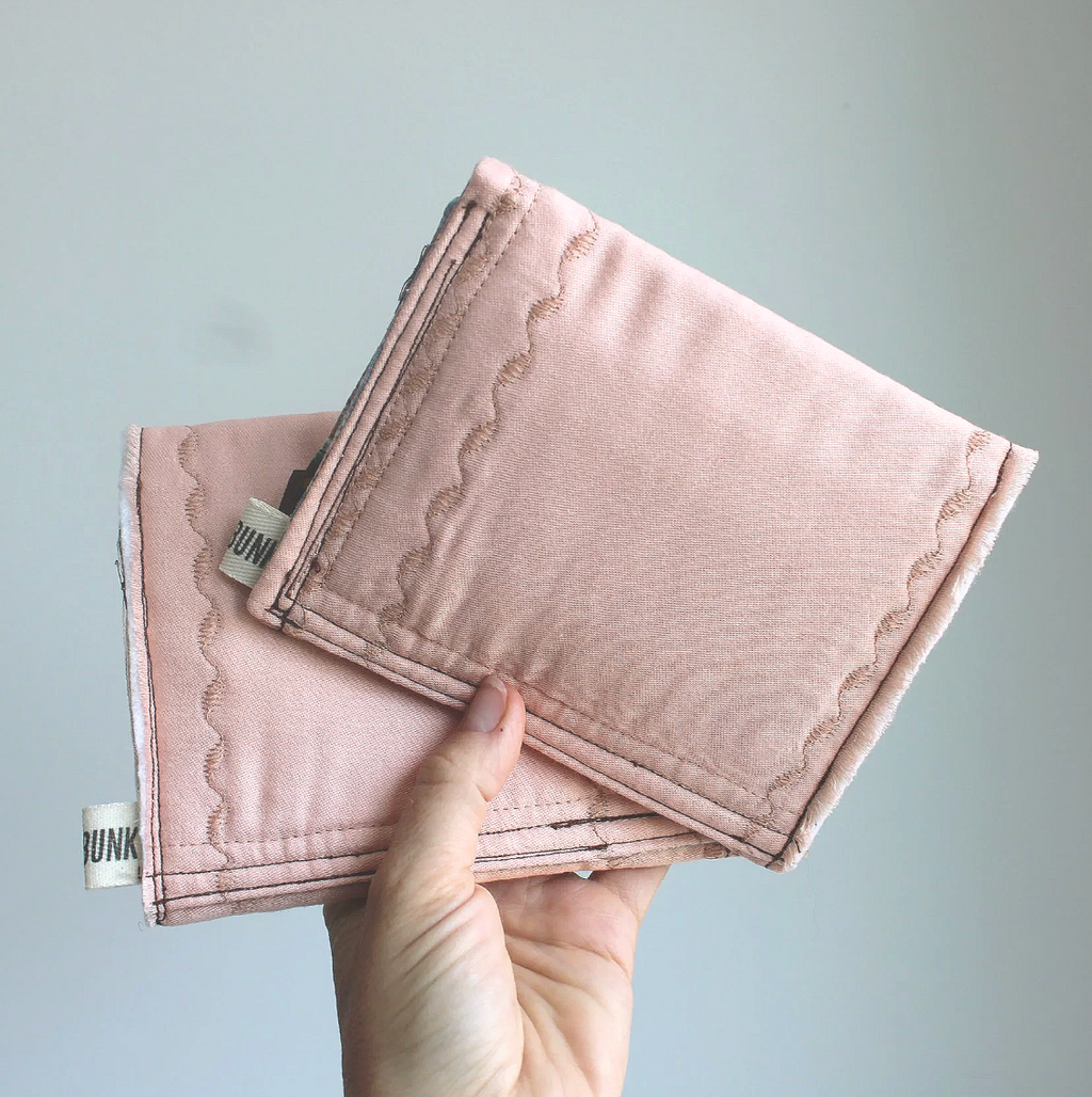 Small Peach Plaid Hand-Catch Wallet