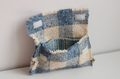 Blue & White Checkered Hand-Catch Wallet